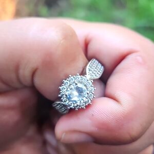 925 sterling silver diamond ring